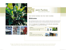 Tablet Screenshot of janepuckey.com